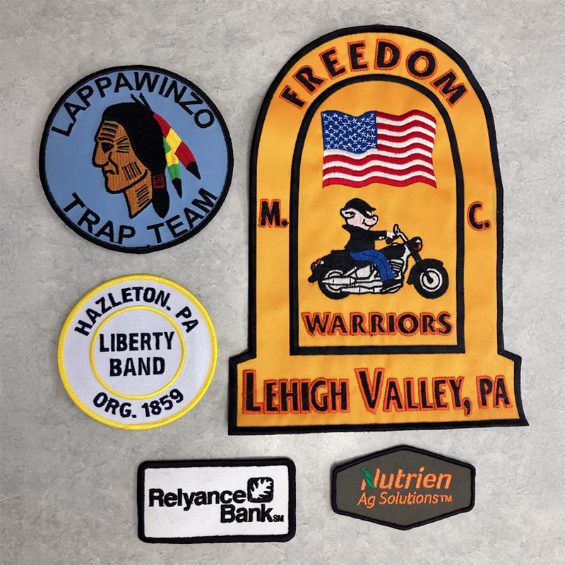 embroidered patches