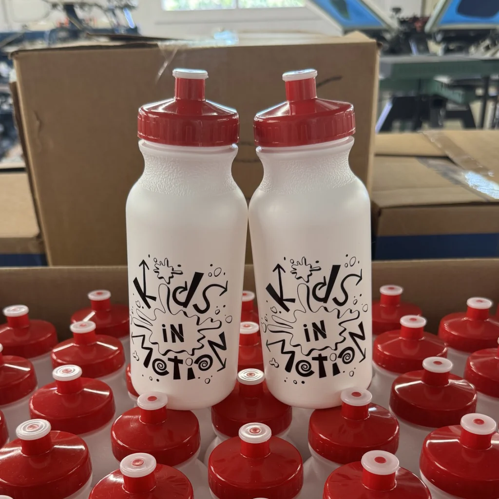 Customized water bottles to use as promo items